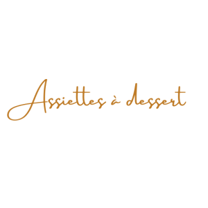Assiettes à dessert