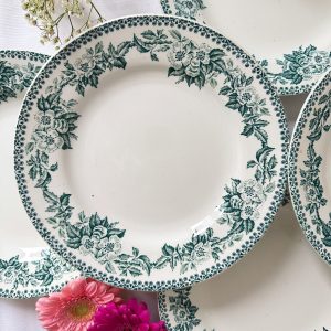 6 assiettes plates Saint-Amand Guadeloupe