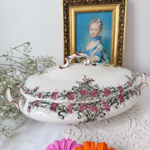 Soupière polychrome Onnaing Guirlandes