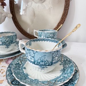 Tasses anglaises terre de fer