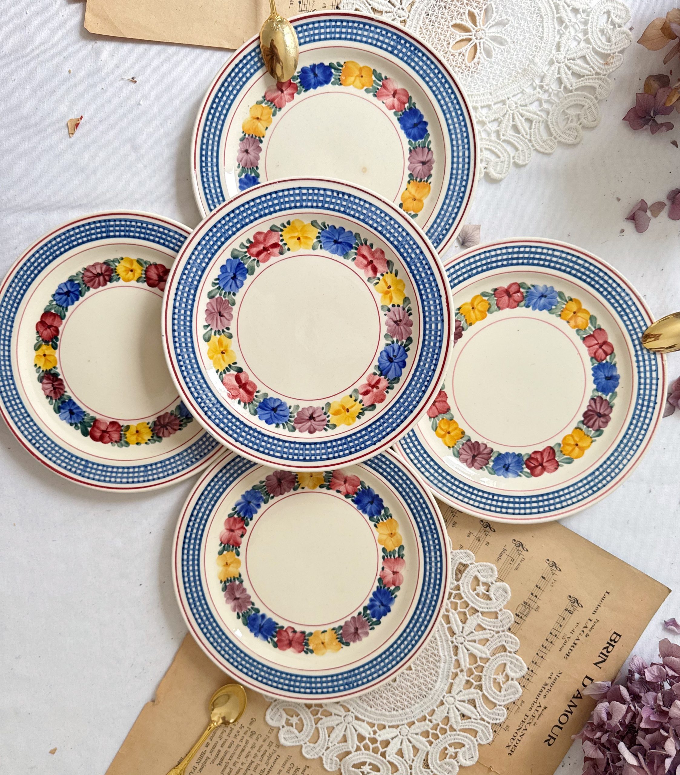 5 Assiettes à dessert Villeroy et Boch Goslar – Image 2