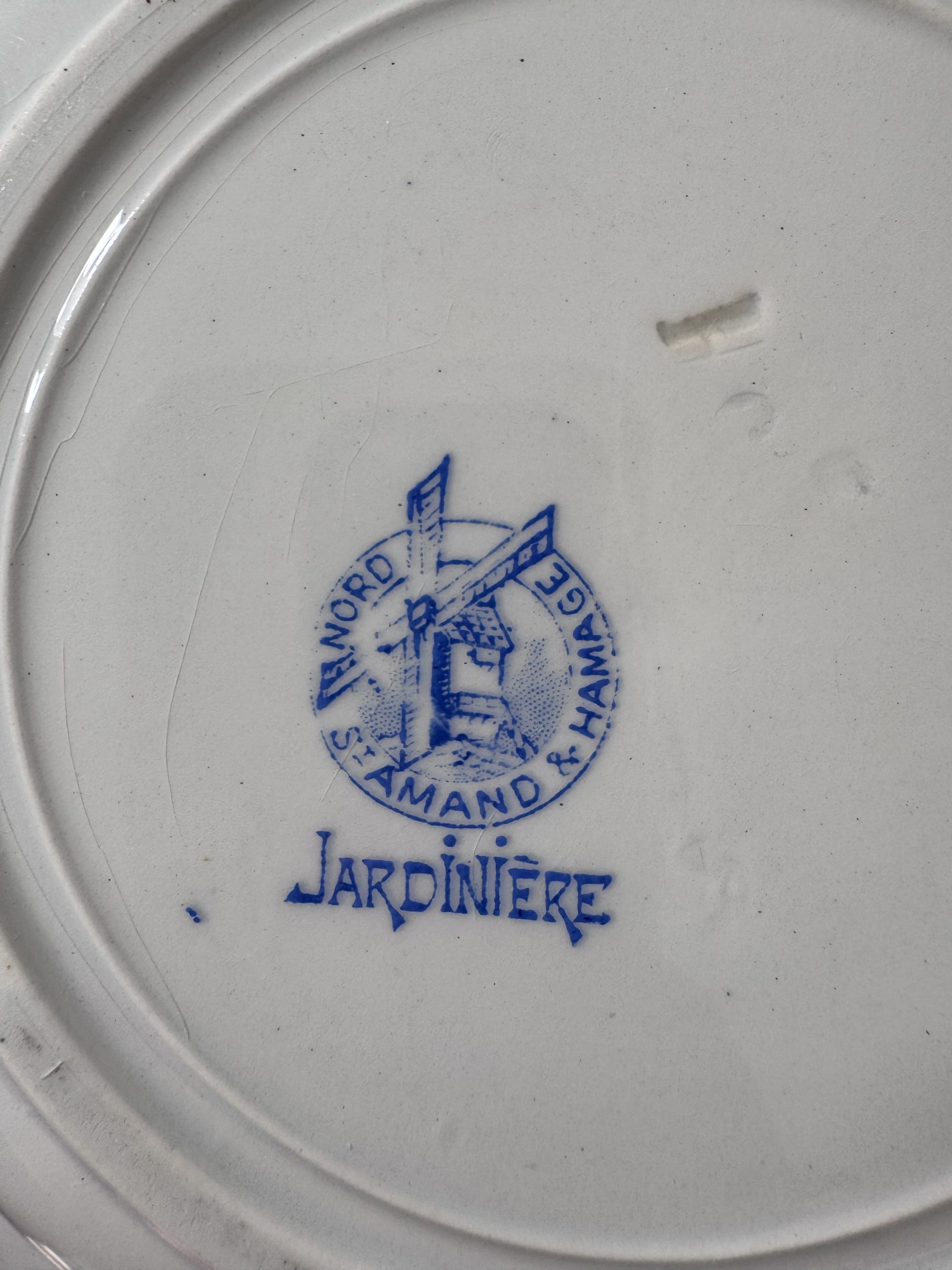 Assiette creuse Saint-Amand Jardinière – Image 2