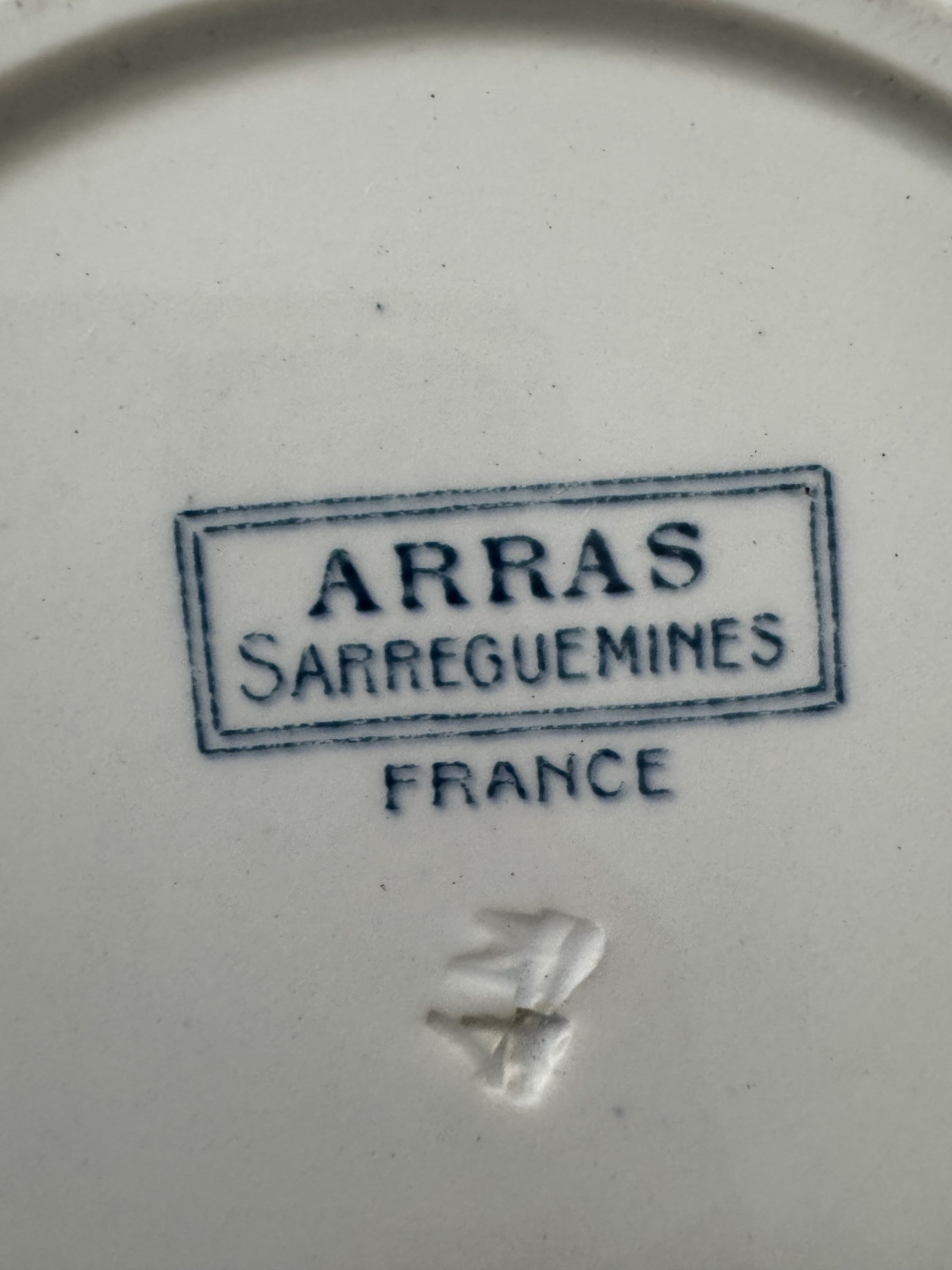 6 assiettes creuses Sarreguemines Arras – Image 4