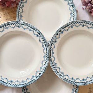 6 assiettes creuses Sarreguemines Arras