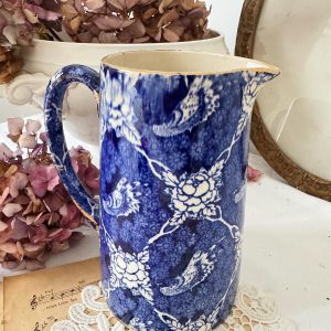 Pichet à eau fleuri anglais