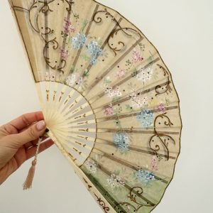 Eventail ancien 19ème siècle (réservé Ludivine)