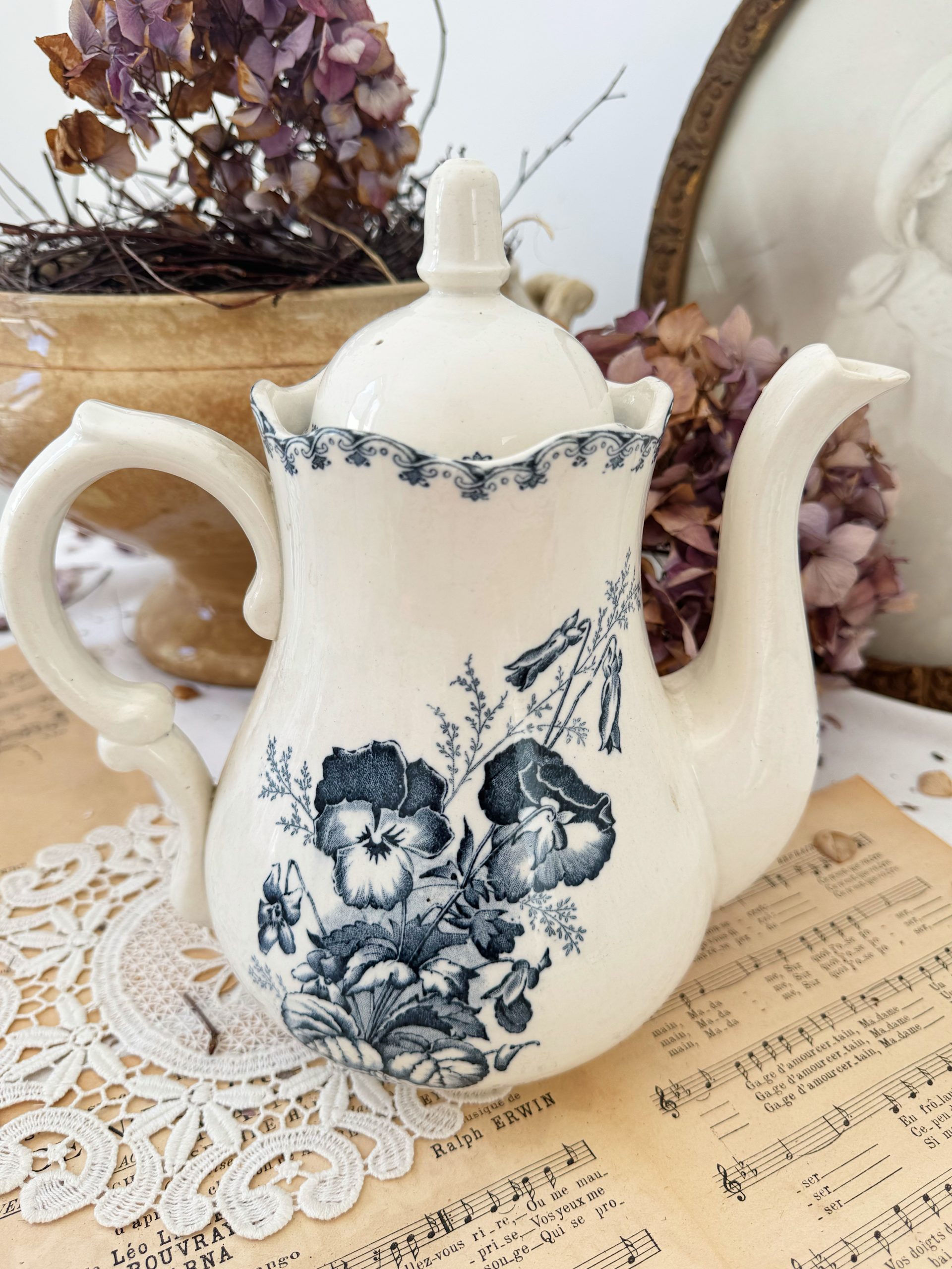 Cafetière terre de fer Sarreguemines Vega