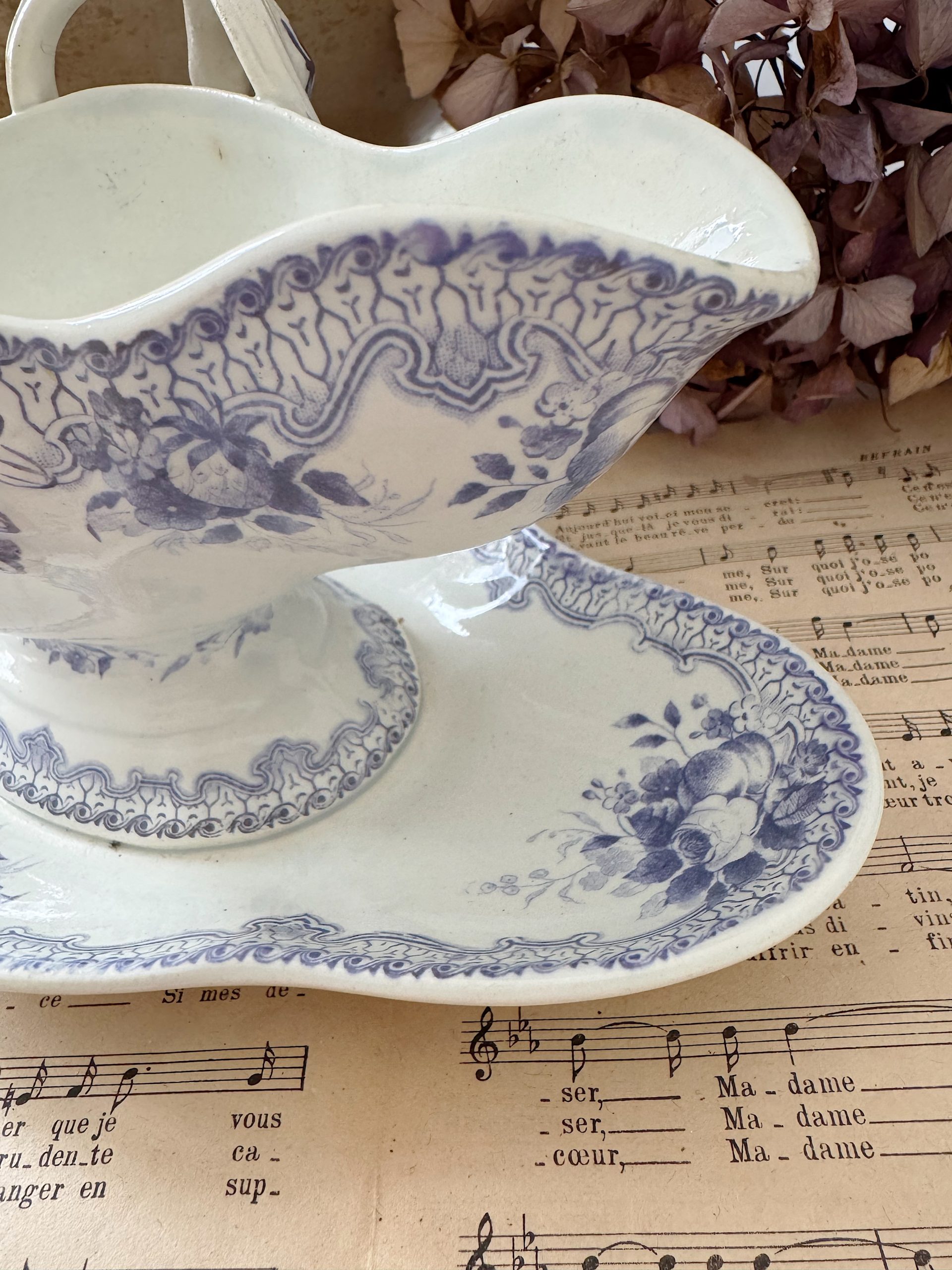 Saucière Creil et Montereau lila – Image 2