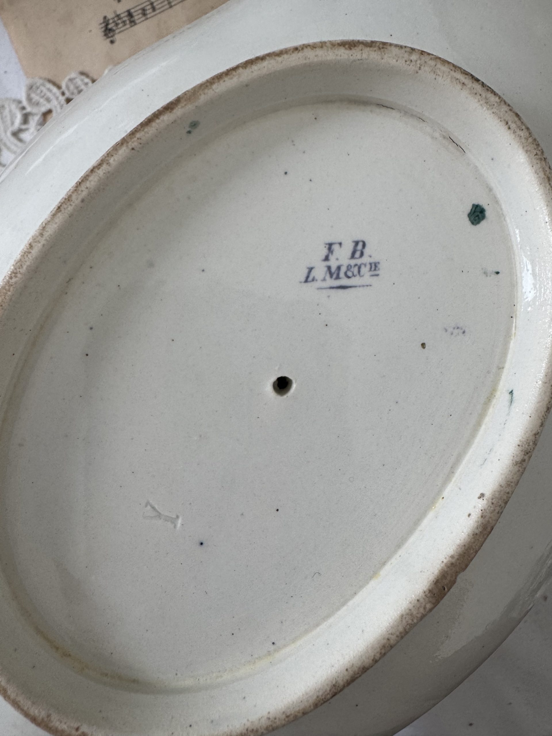 Saucière Creil et Montereau lila – Image 4