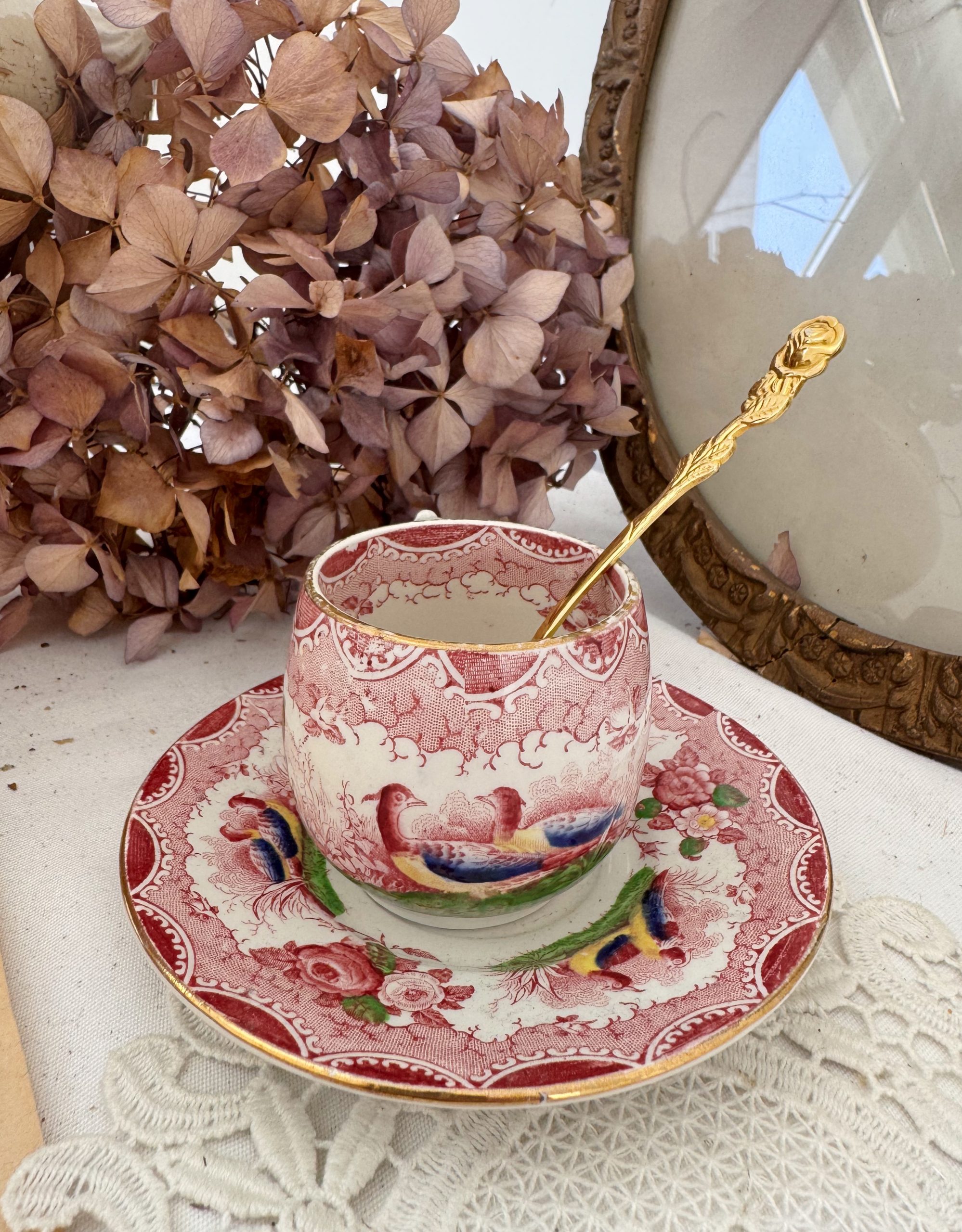 Rare tasse polychrome Sarreguemines oiseau de paradis (reservée) - Le ...
