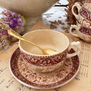 Tasse patinée terre de fer HB & Cie Sully