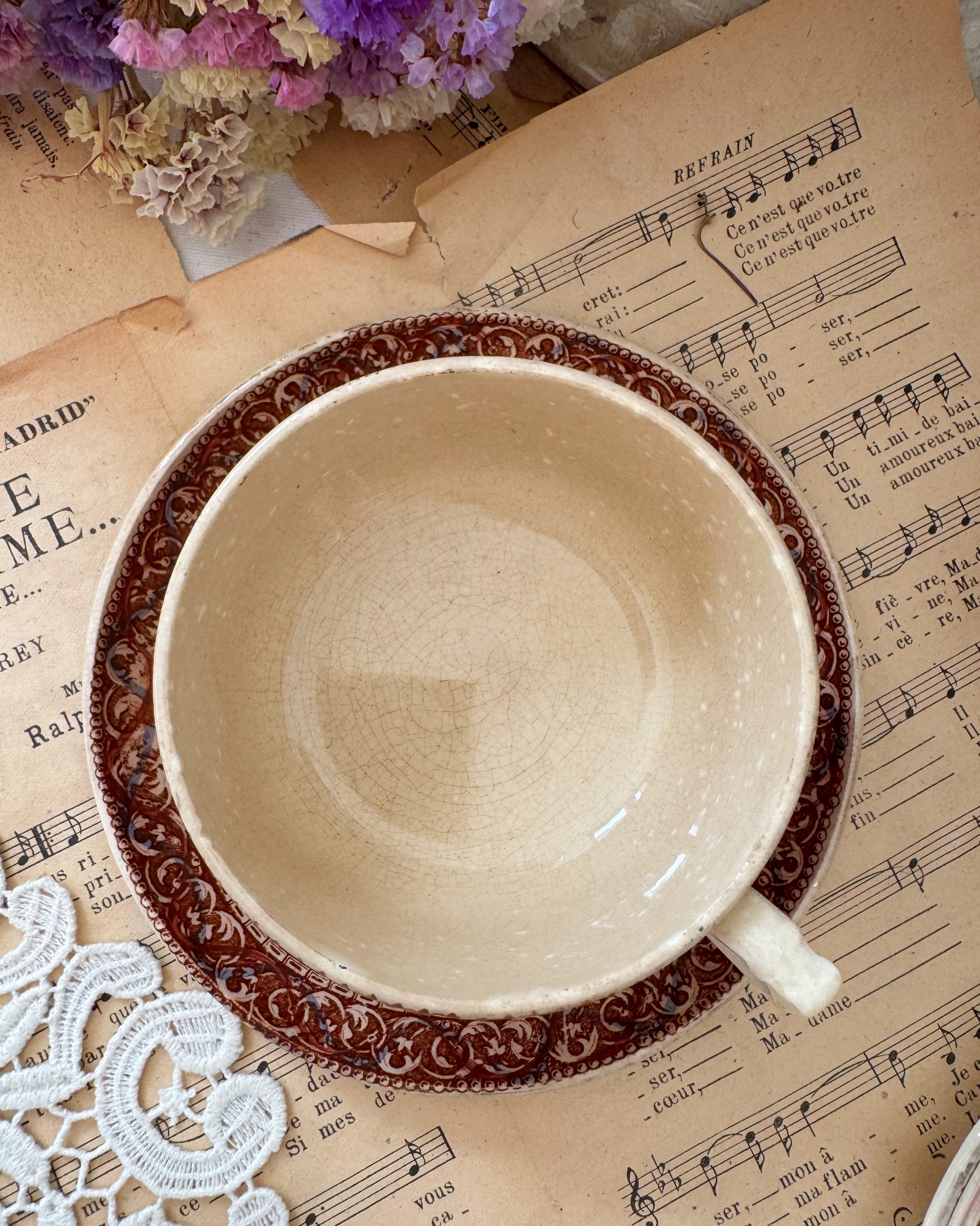Tasse patinée terre de fer HB & Cie Sully – Image 2