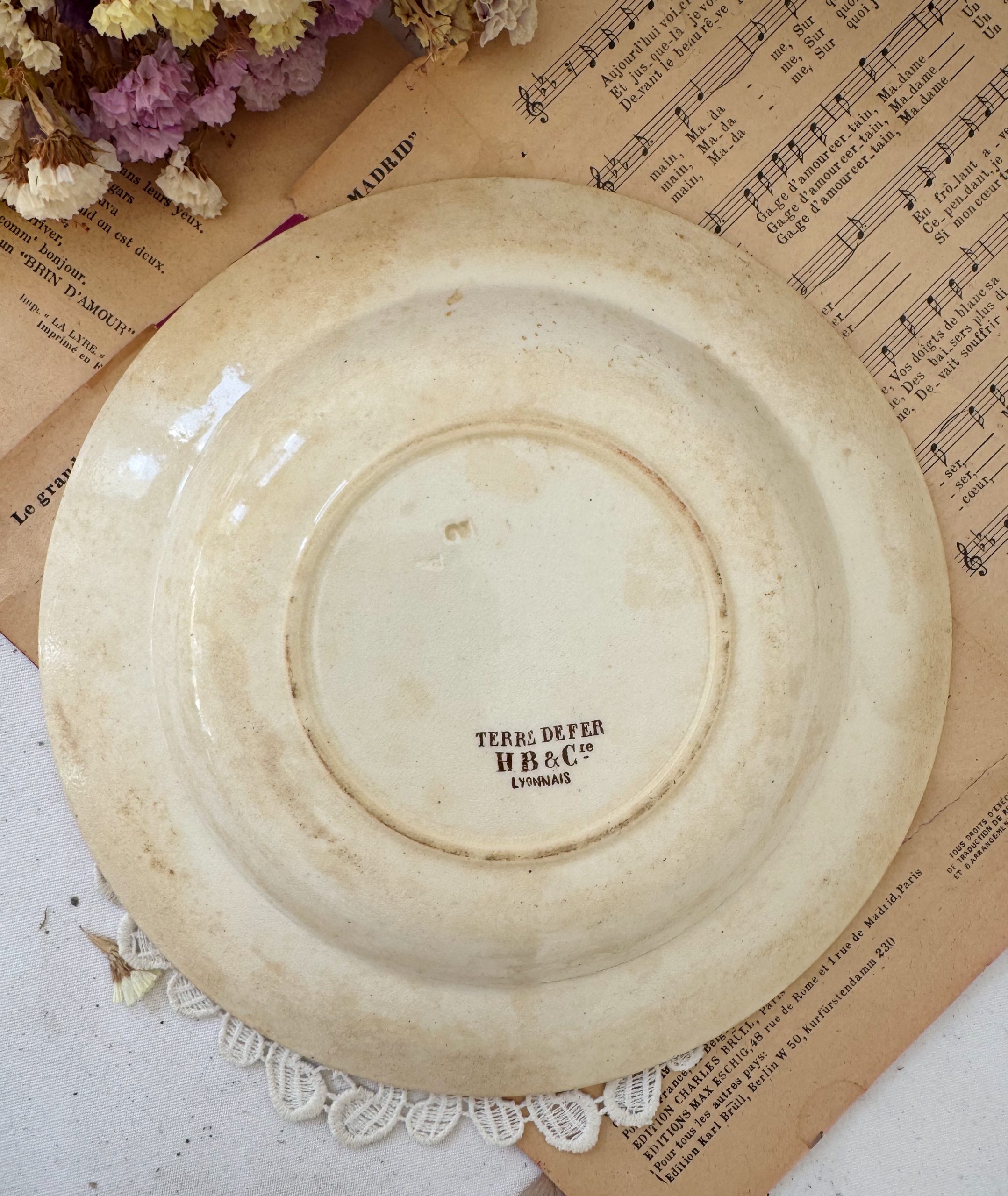 Assiette creuse Choisy le Roi Lyonnais – Image 2