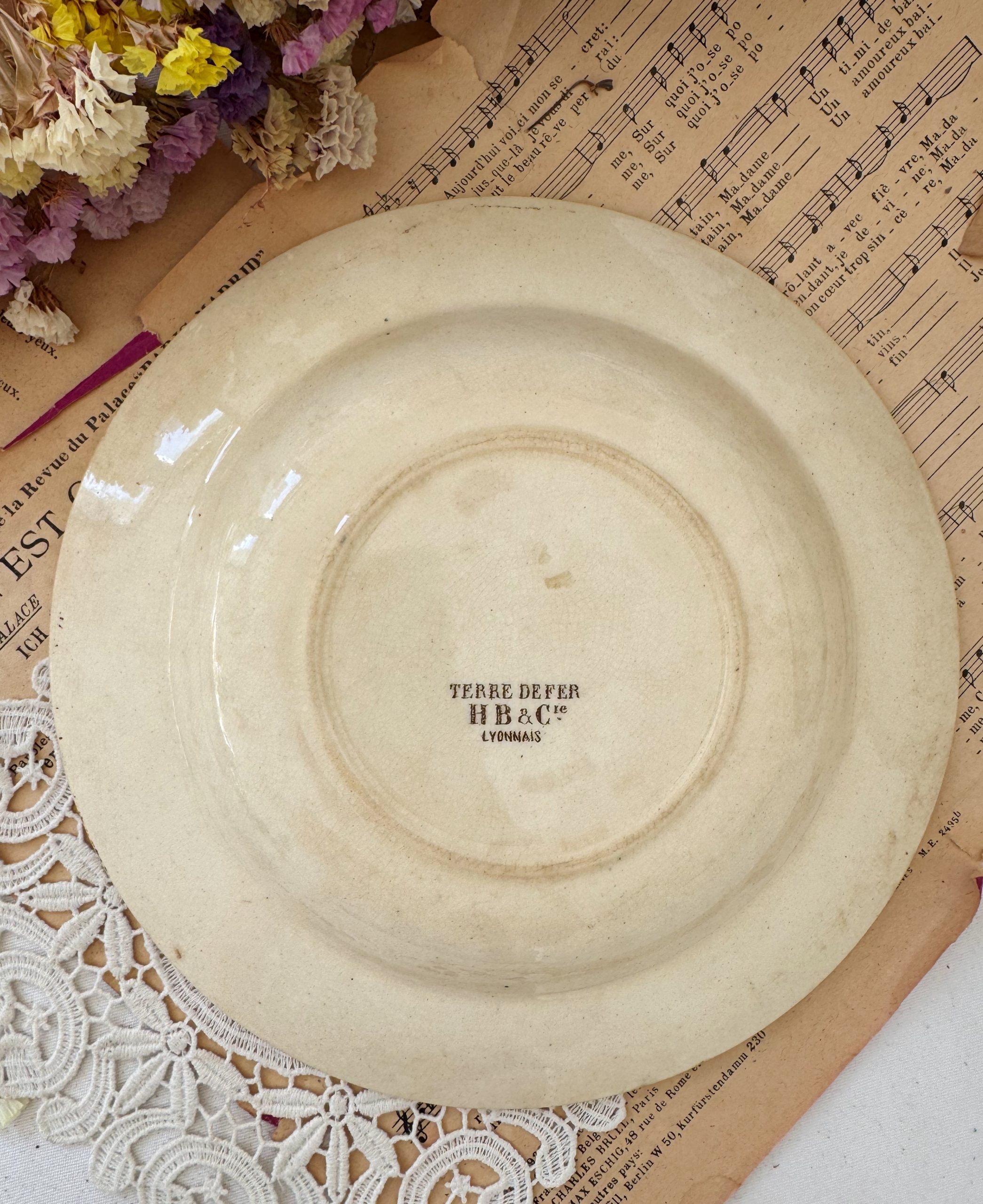 Assiette creuse Choisy le Roi Lyonnais – Image 2